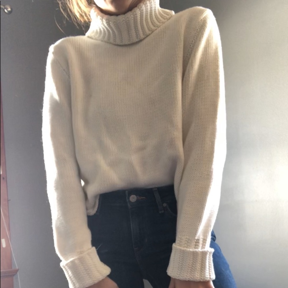 Cream sweater